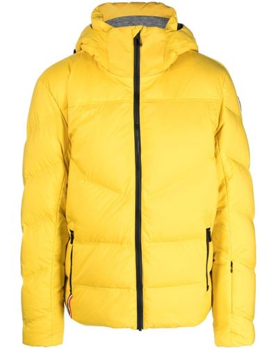 Rossignol Logo-patch Padded Jacket - Yellow