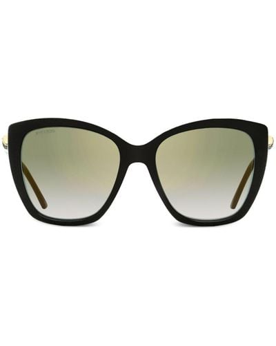 Jimmy Choo Rose Butterfly-frame Sunglasses - Brown