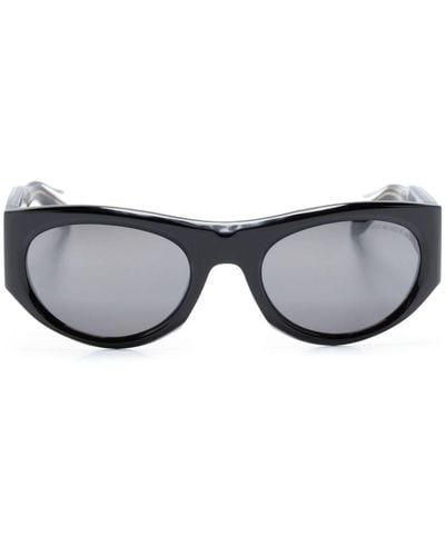 Cutler and Gross 9276 Round-frame Sunglasses - Grey