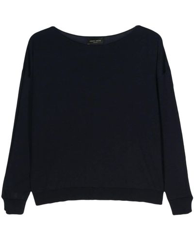 Roberto Collina Drop-shoulder Wool Sweater - Black