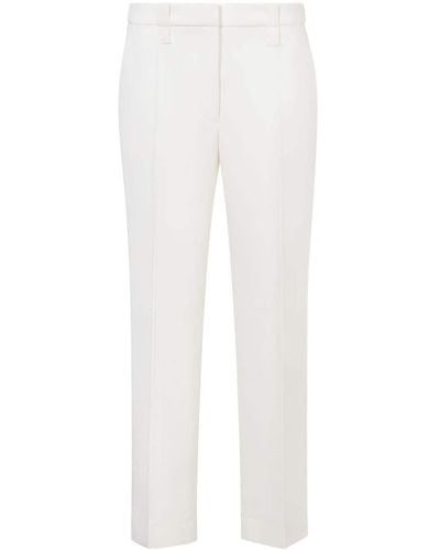 Proenza Schouler Pantalon de costume à coupe droite - Blanc
