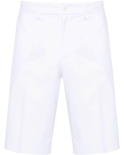 J.Lindeberg Somle Embroidered-logo Shorts - White