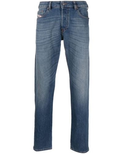 DIESEL Jeans D-Yennox con effetto schiarito - Blu