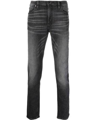 Michael Kors Halbhohe Slim-Fit-Jeans - Grau