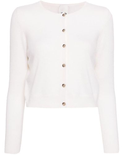 Allude Button-down cashmere cardigan - Weiß