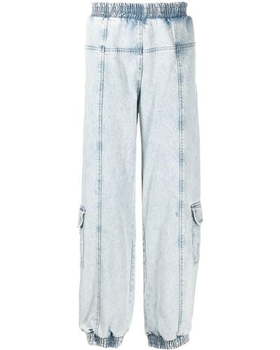 Liberal Youth Ministry Elasticated-cuff Jeans - Blue