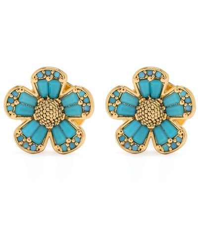 Kate Spade Fleurette Stud Earrings - Blue