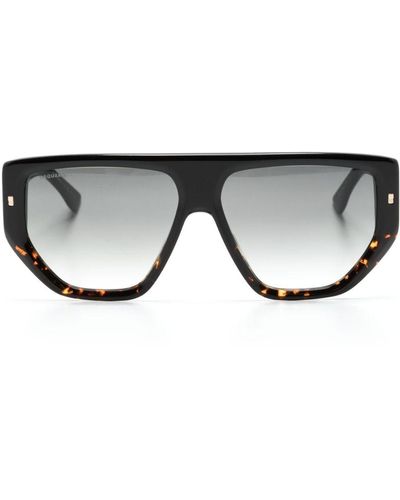 DSquared² Gafas de sol con montura cuadrada - Negro