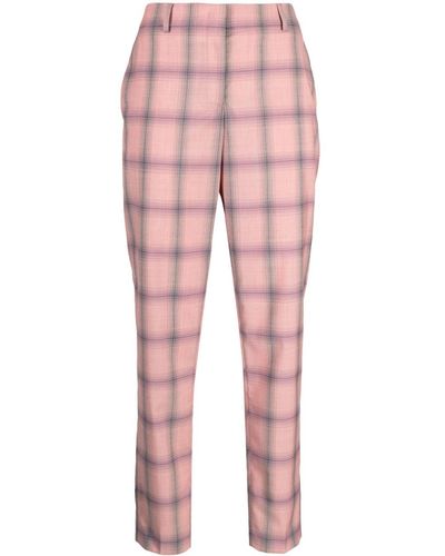 PS by Paul Smith Hose mit Karomuster - Pink