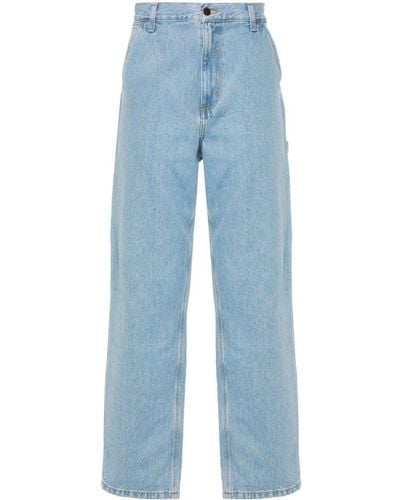 Carhartt Single Knee Pant Straight-Leg-Jeans - Blau