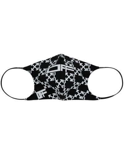 Off-White c/o Virgil Abloh Arrows Monogram-print Face Mask - Black