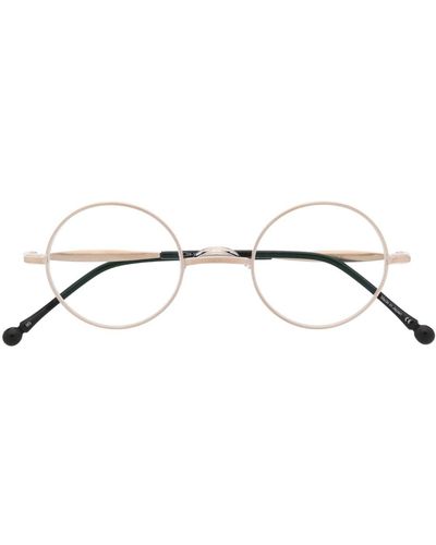 Matsuda ラウンド眼鏡フレーム - メタリック