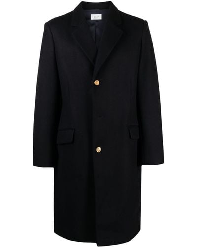 Bally Manteau à simple boutonnage - Noir