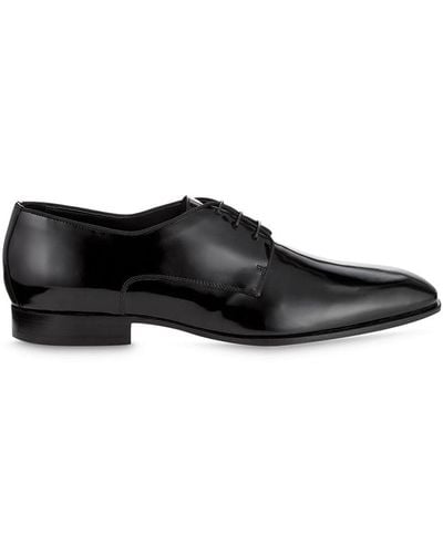 Jimmy Choo Stefan Leather Derby Shoes - Black