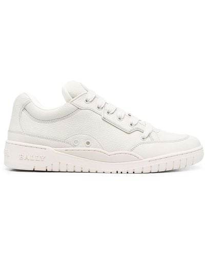 Bally Leather Lace-up Trainers - White