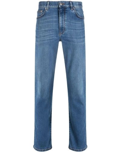 Zegna Straight Jeans - Blauw