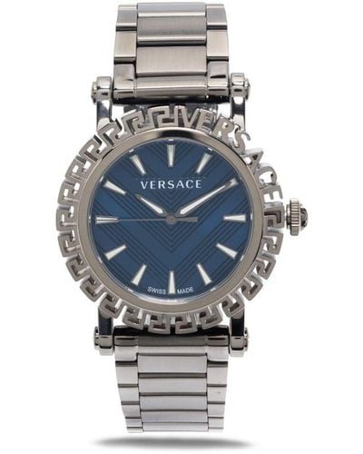 Versace Reloj Greca Glam Gent de 40mm - Azul