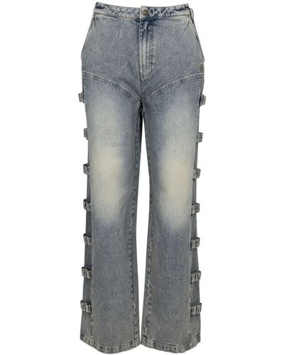 Honor The Gift Mining Faded-effect Jeans - Grey