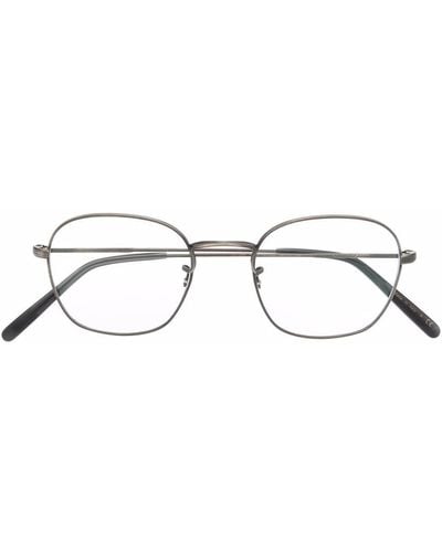 Oliver Peoples Allinger Brille mit rundem Gestell - Grau