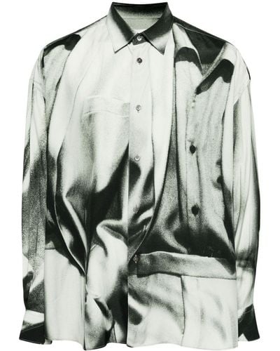 Paul Smith Hemd mit Tromp-l'oeil-Print - Mehrfarbig