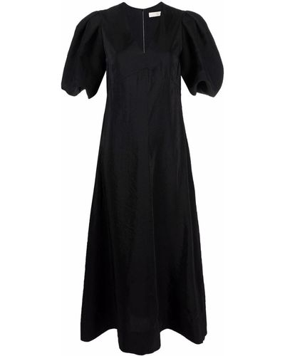 Tela V-neck Maxi Dress - Black