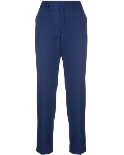 Filippa K Emma Cropped Tailored Pants - Blue