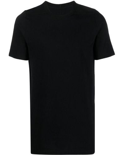 Rick Owens T-shirt girocollo a maniche corte - Nero