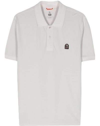 Parajumpers Poloshirt mit Logo-Applikation - Weiß