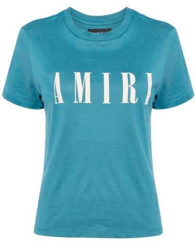 Amiri T-shirt con stampa - Blu