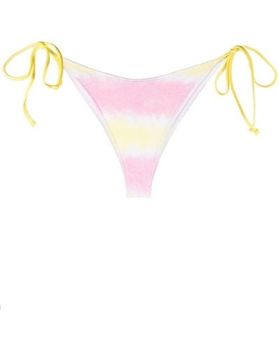 Mc2 Saint Barth Slip bikini con fantasia tie-dye Marielle - Rosa