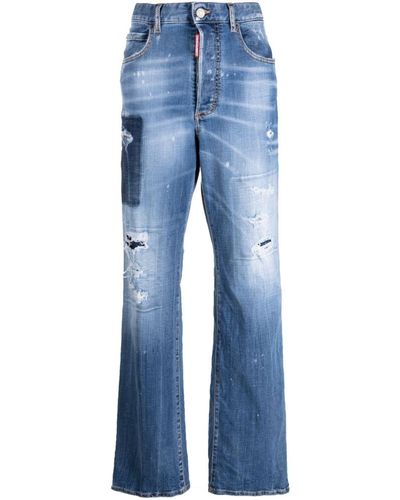 DSquared² High Waist Jeans - Blauw