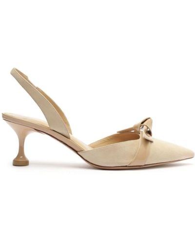 Alexandre Birman Clarita Slingback 60mm Court Shoes - Natural