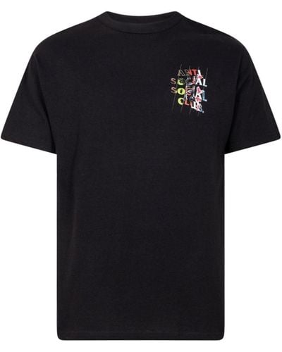 ANTI SOCIAL SOCIAL CLUB Madness Short-sleeve T-shirt - Black