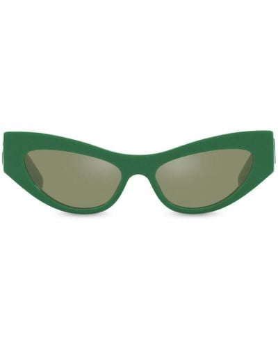 Dolce & Gabbana Gafas de sol con logo en relieve - Verde