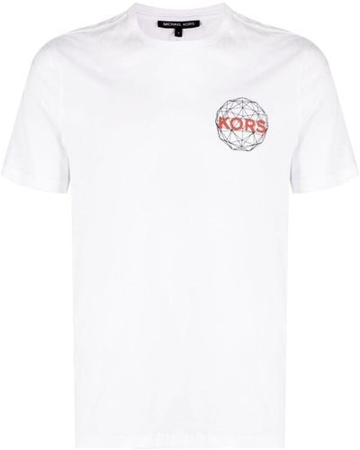 Michael Kors T-shirt en jersey à logo imprimé - Blanc