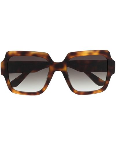 Karl Lagerfeld Gradient Oversize-frame Sunglasses - Brown