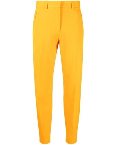 Calvin Klein クロップド テーパードパンツ - オレンジ