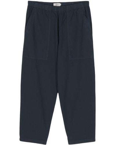 Barena Pantalones con cinturilla elástica - Azul