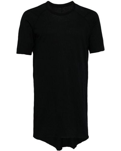 Boris Bidjan Saberi Raw-cut Edge Cotton T-shirt - Black