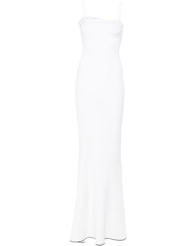 Jacquemus La robe Aro Kleid - Weiß
