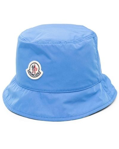 Moncler Sombrero de pescador reversible - Azul