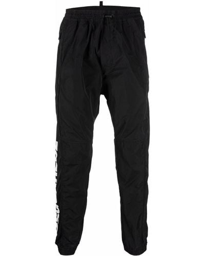 DSquared² Pantalon de jogging à logo imprimé - Noir