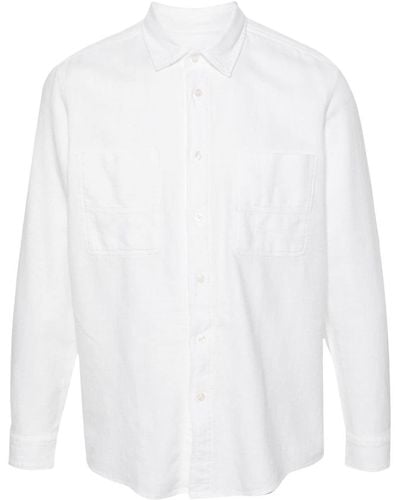 Altea Long-sleeve Cotton Shirt - White