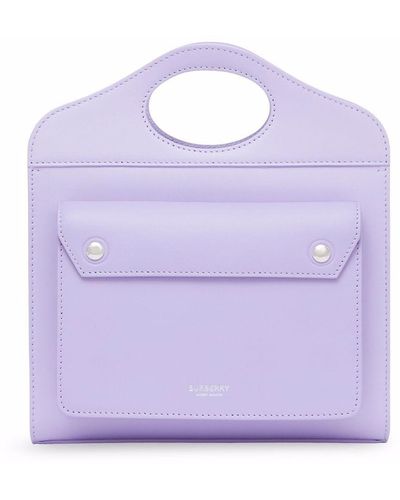 Burberry Mini Handtasche - Lila