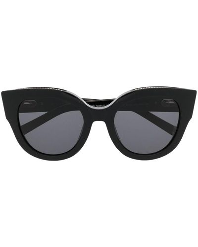 Philipp Plein Cat-eye Frame Sunglasses - Black