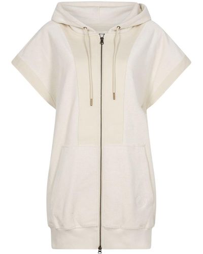 Honor The Gift Labour Zip-up Short-sleeve Hoodie - Natural