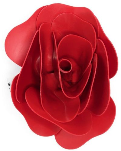 Philosophy Di Lorenzo Serafini Broche con aplique floral - Rojo