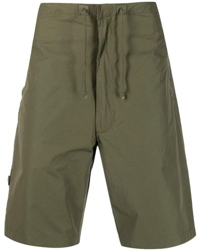 Maharishi Drawstring-fastening Bermuda Shorts - Green