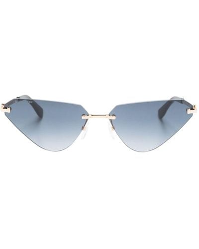 DSquared² Hype Sonnenbrille mit Cat-Eye-Gestell - Blau