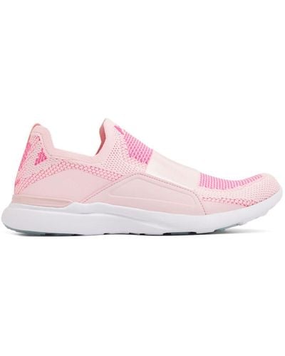 Athletic Propulsion Labs Techloom Bliss Mesh-panelling Sneakers - Pink